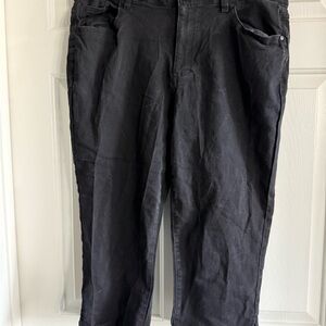 Black Denim capris